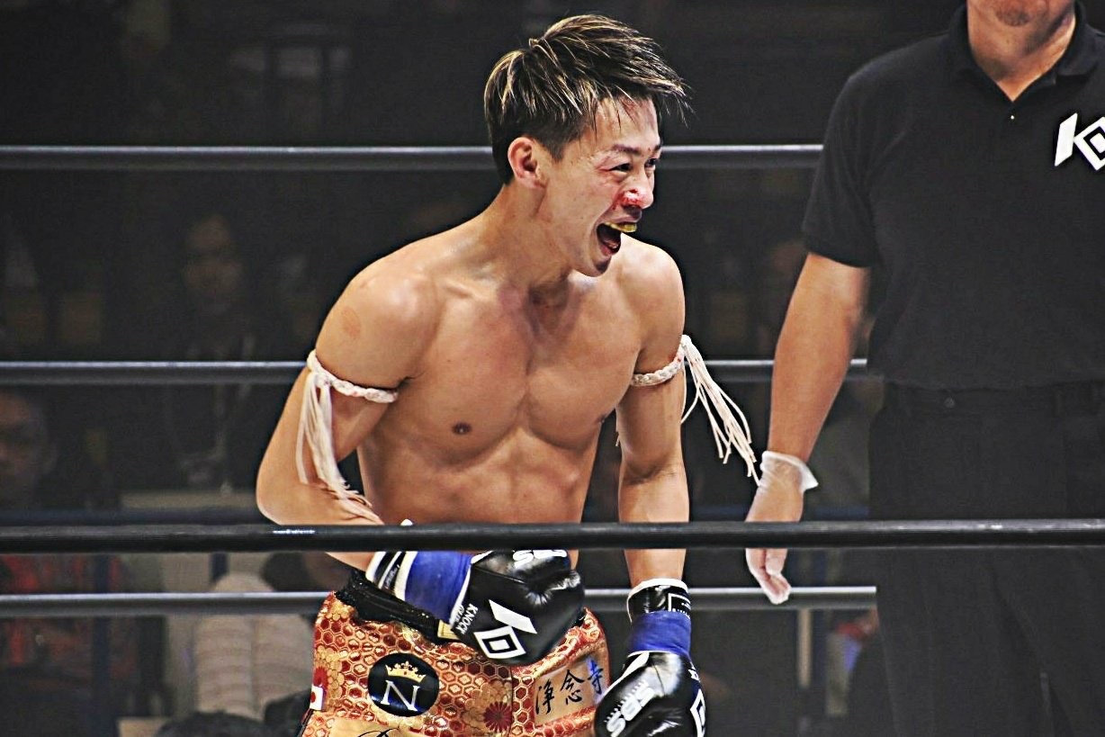 キックボクシングで日本王座を獲得した矢島直弥